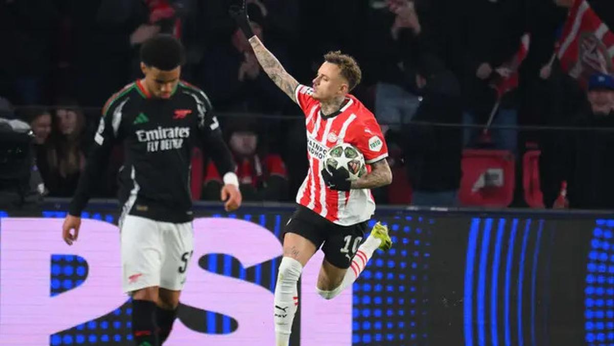 Liga Champions 2024/2025: Arsenal Cukur PSV Eindhoven 7-1