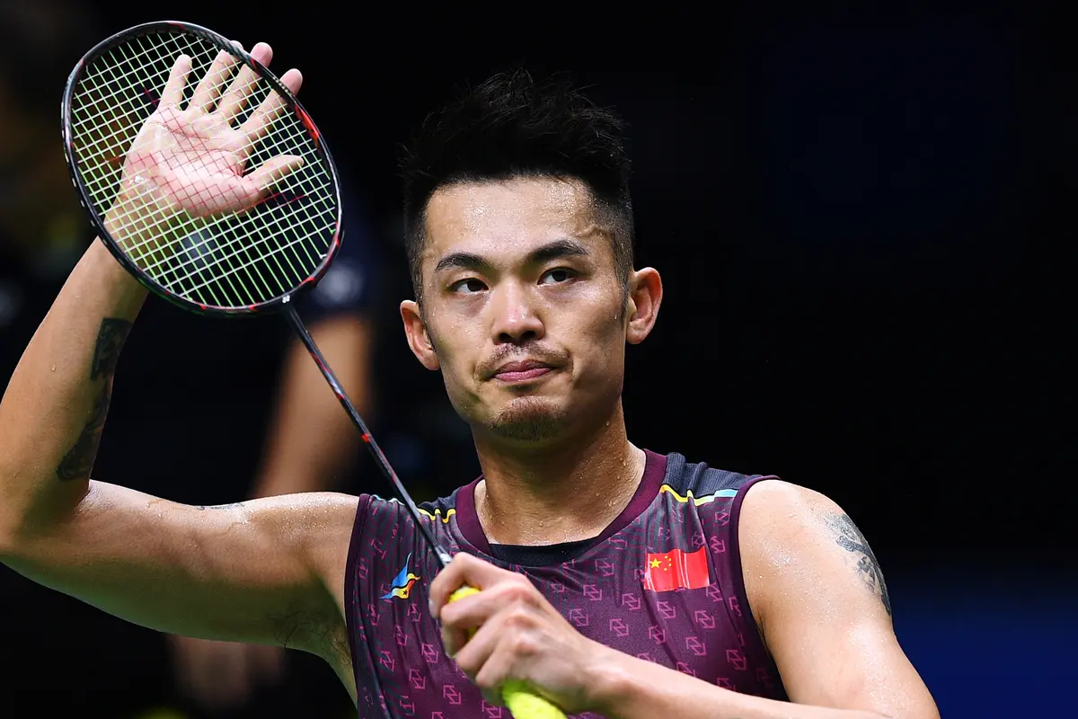 FOTO: Legenda Bulu Tangkis China Lin Dan Gantung Raket