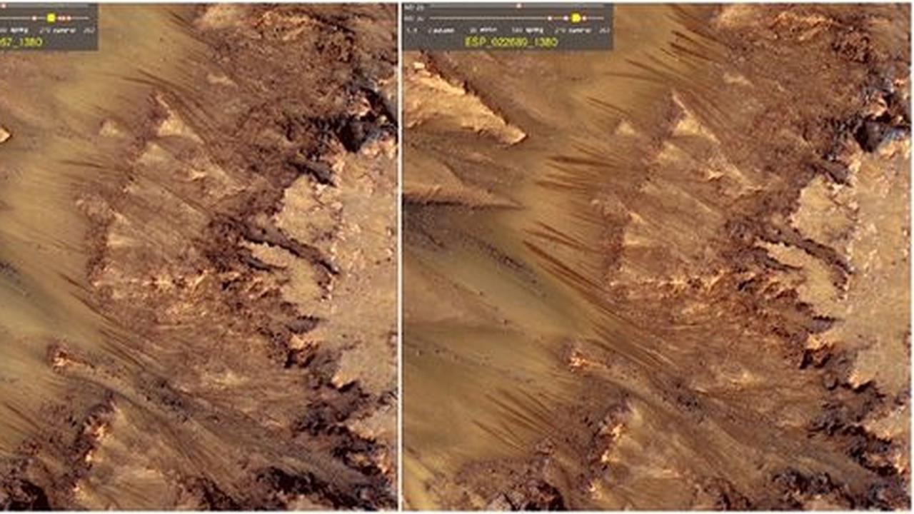 Aliran air di Mars pertama ditemukan pemuda berumur 21 tahun
