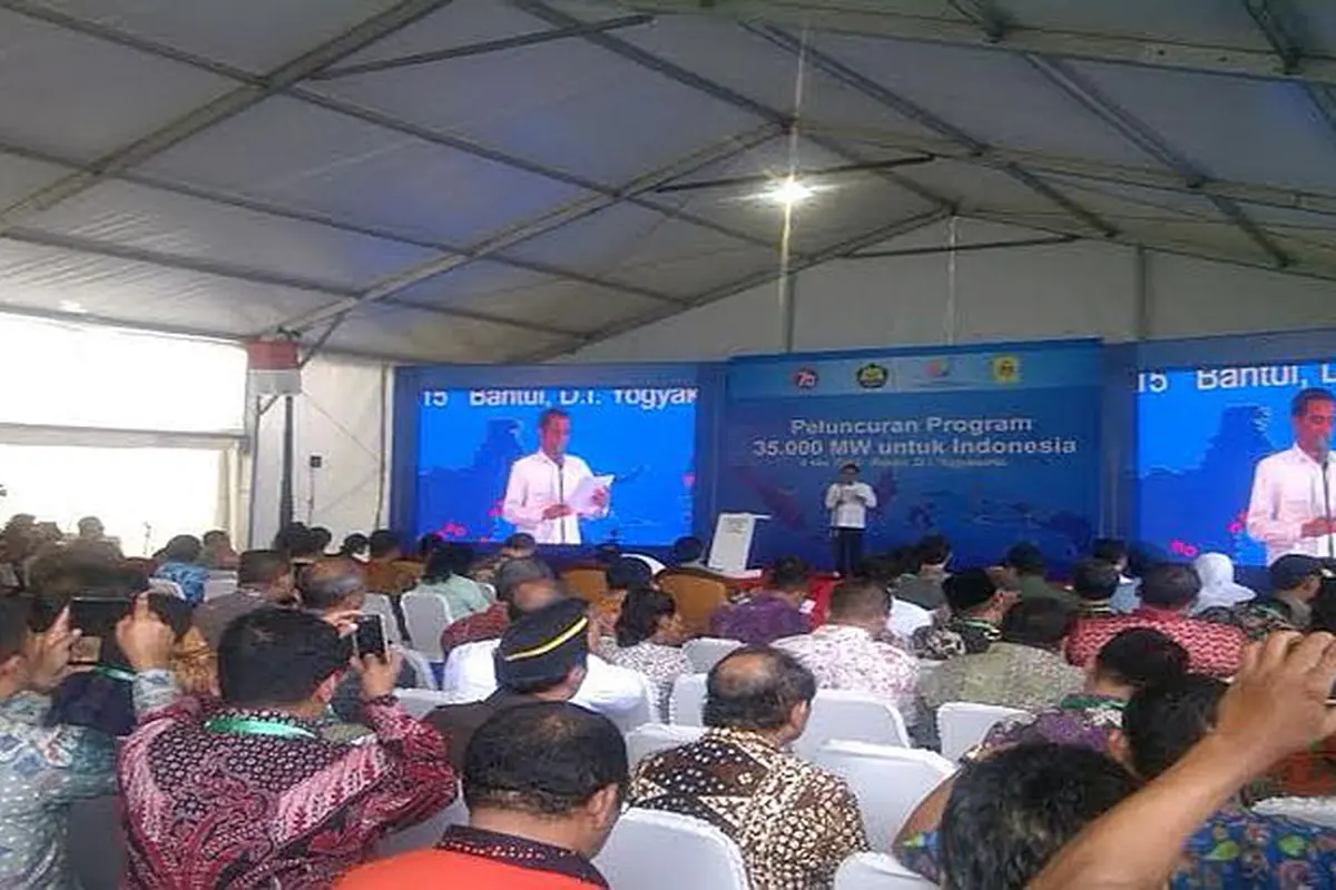 Resmikan PLTB Bantul, Jokowi: Ini Bukan Proyek Ambisius