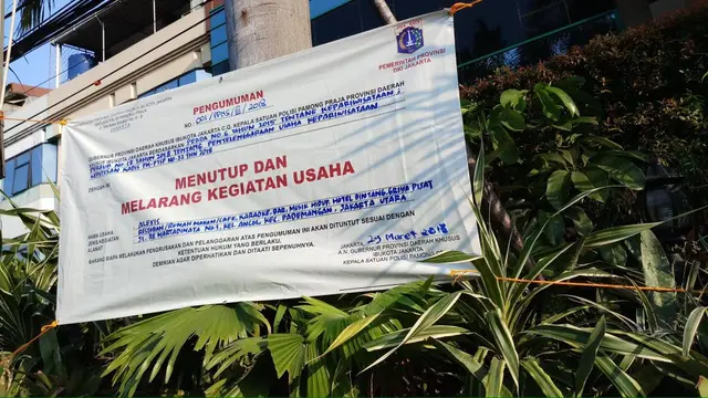 Spanduk Pengumuman Penutupan Alexis