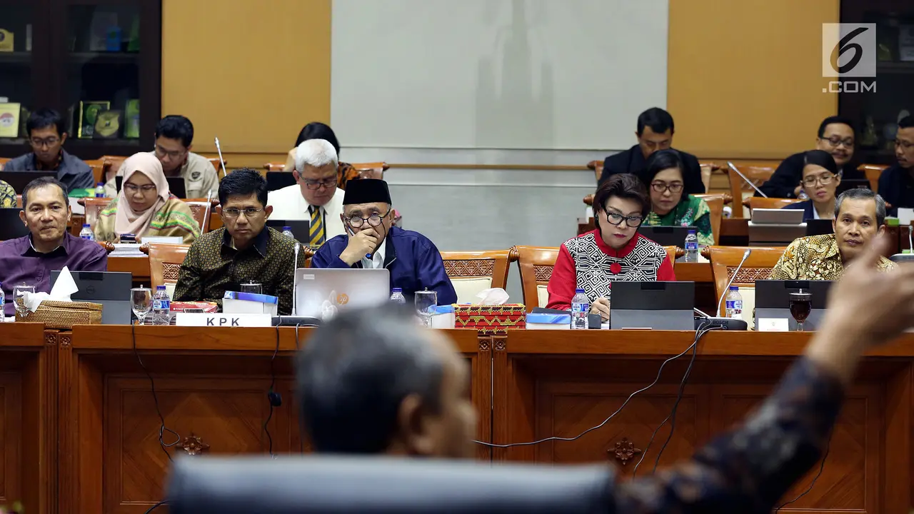 Rapat Dengar Pendapat KPK dan DPR