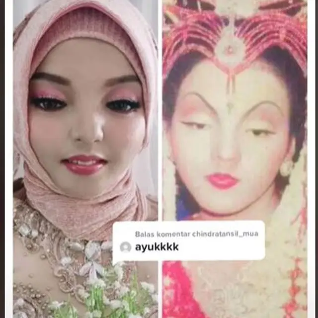 Pengantin Tak Boleh Lihat Cermin Saat Dirias, Kaget Lihat Hasil Fotonya
