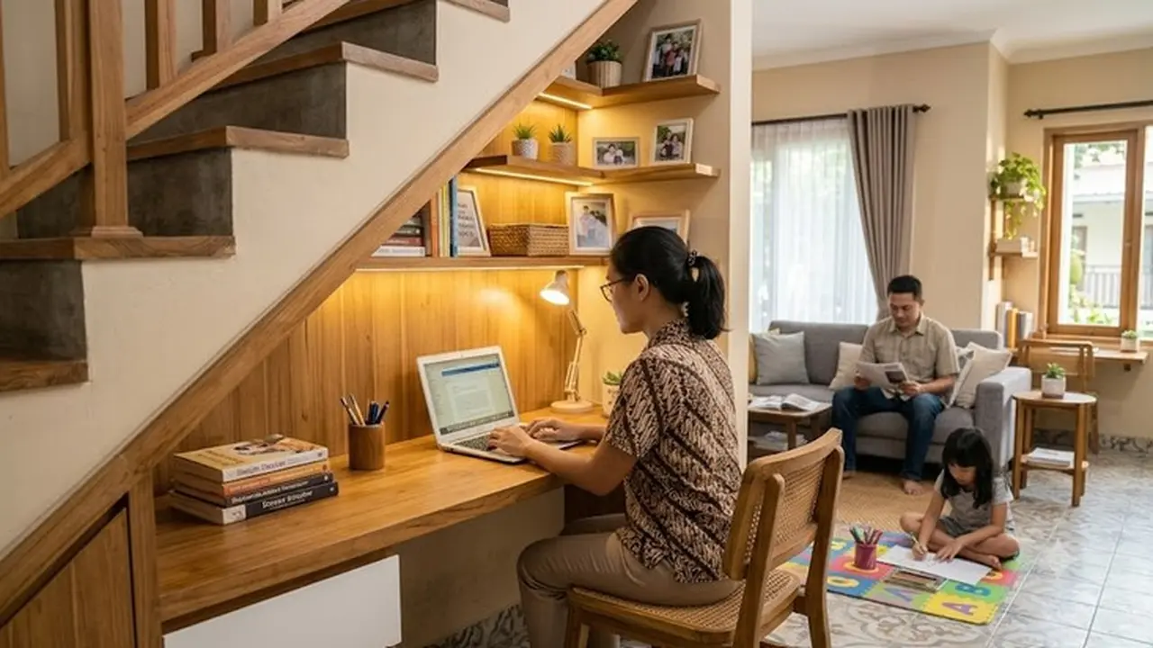 Ide Pocket Office untuk Rumah Tanpa Ruang Kerja