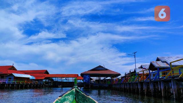 Pagi yang Indah di Kampung Terapung Torosiaje Gorontalo, Kabupaten Pohuwato (Arfandi Ibrahim/Liputan6.com)