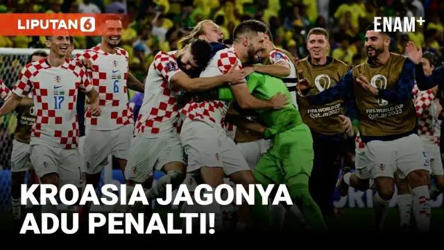 Kroasia menyingkirkan Brasil melalui drama adu penalti pada perempat final Piala Dunia 2022 di Stadion Education City, Sabtu (10/12/2022) dini hari WIB. Kroasia unggul 4-2 setelah bermain 1-1 selama 120 menit.