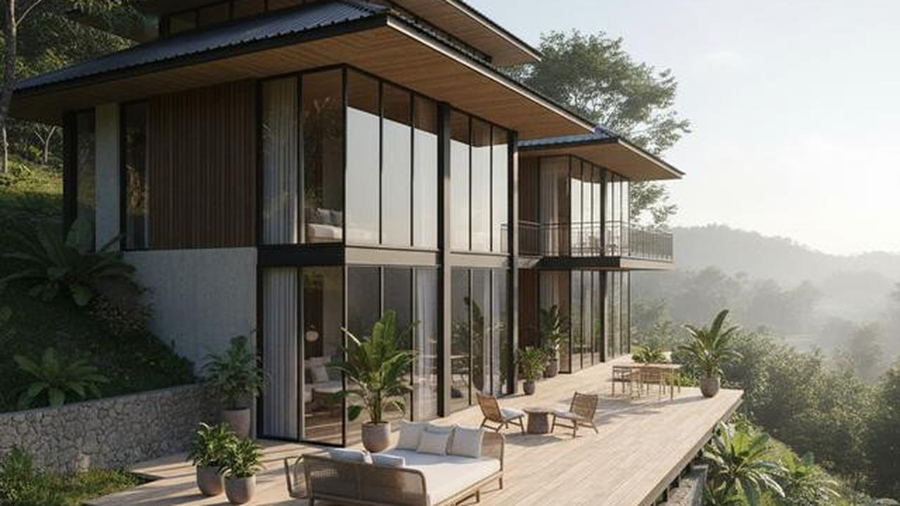 7 Model Rumah Tropis di Area Perbukitan dengan Ventilasi Alami yang Bikin Adem Sepanjang Hari, Nyaman dan Hemat Energi