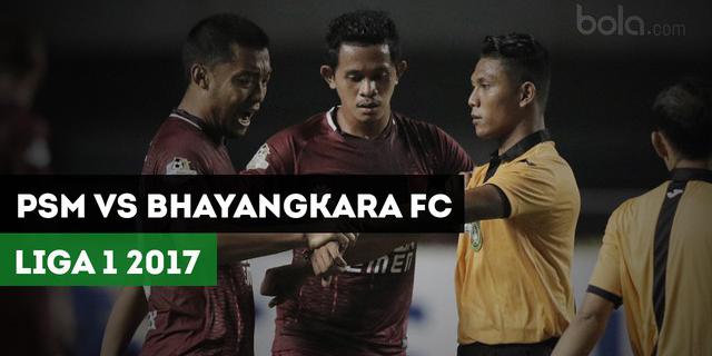 VIDEO: Kalahkan Bhayangkara FC, PSM Makassar Kukuh di Puncak Klasemen Liga 1