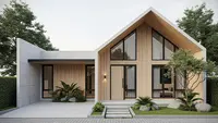 7 Model Rumah Minimalis Atap Miring ke Depan, Tren Hunian Modern Estetik dan Fungsional
