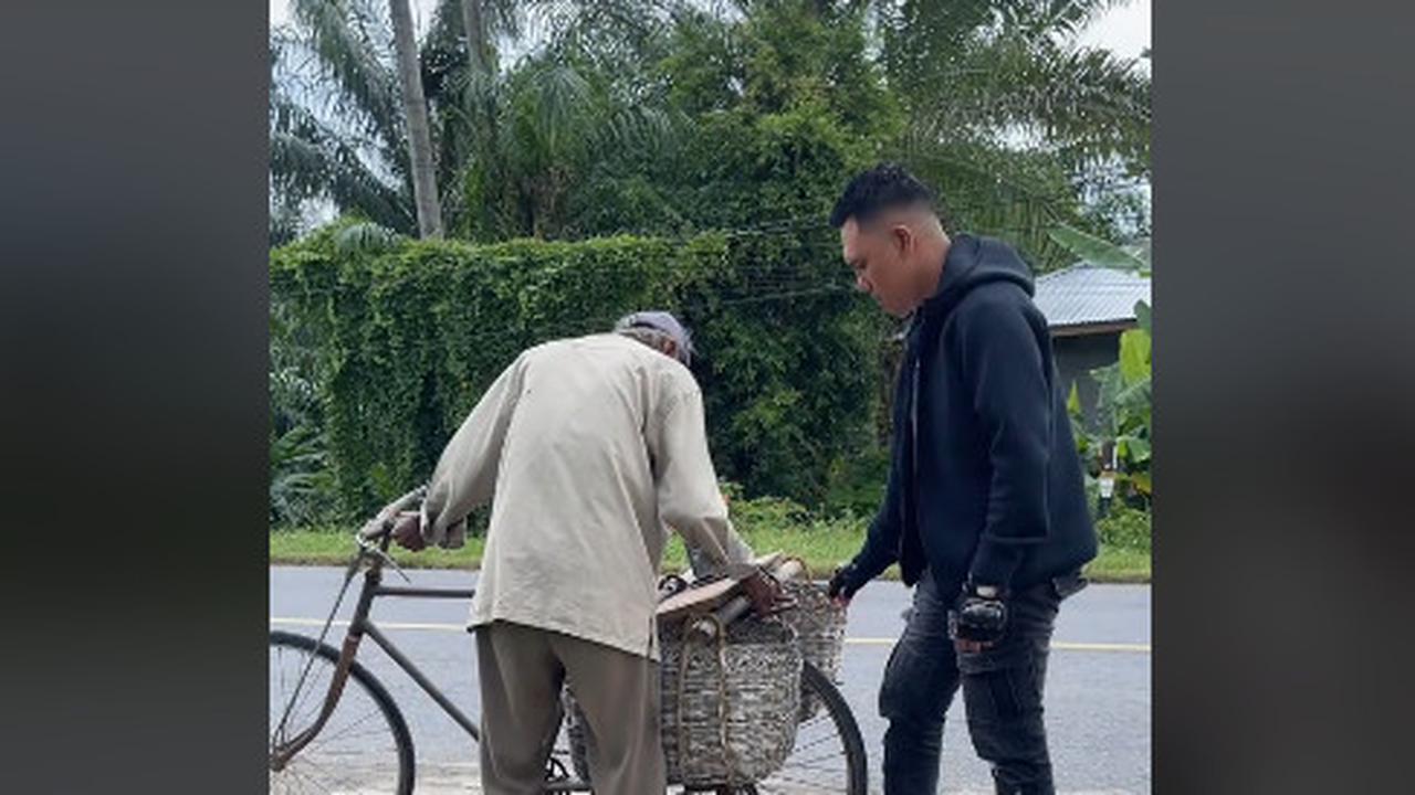 Sosok Kakek Penjual Mangga Keliling dengan Sepeda di Aceh ini Ternyata Keturunan Nabi Muhammad SAW