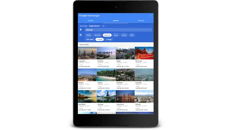 Google Flight Mengudara di Indonesia