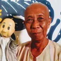 Abdul Hamid, pengisi suara Pak Ogah "Si Unyil". (Sumber: Facebook Eyang Ogah)