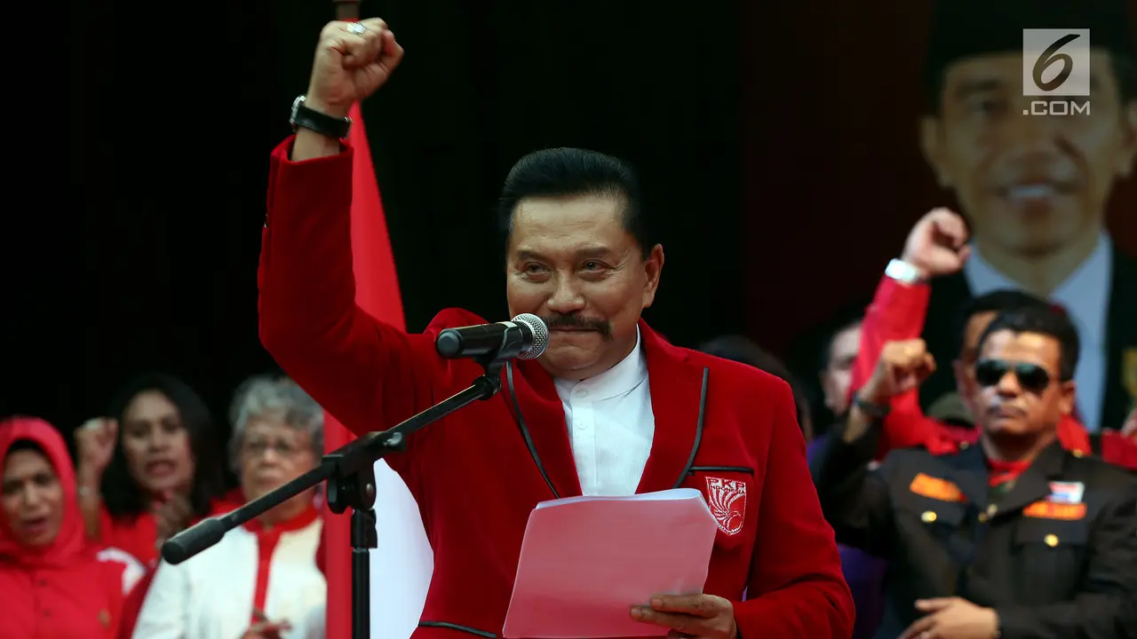 Deklarasi Dukungan PKPI untuk Jokowi di Pilpres 2019