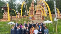 Bali Cultural Park yang terletak di Resor Dolinna Charlotty, Słupsk, Polandia, turut diresmikan oleh Menteri Kebudayaan RI Fadli Zon dan Gubernur Bali Wayan Koster, Senin (16/6/2025). (Liputan6.com/Benedikta Miranti)