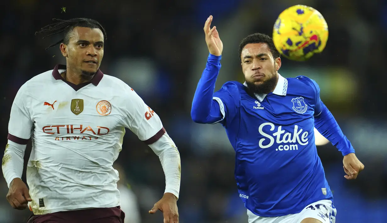 Sementara itu, Everton tertahan di peringkat 17 dengan poin 16. (AP Photo/Jon Super)