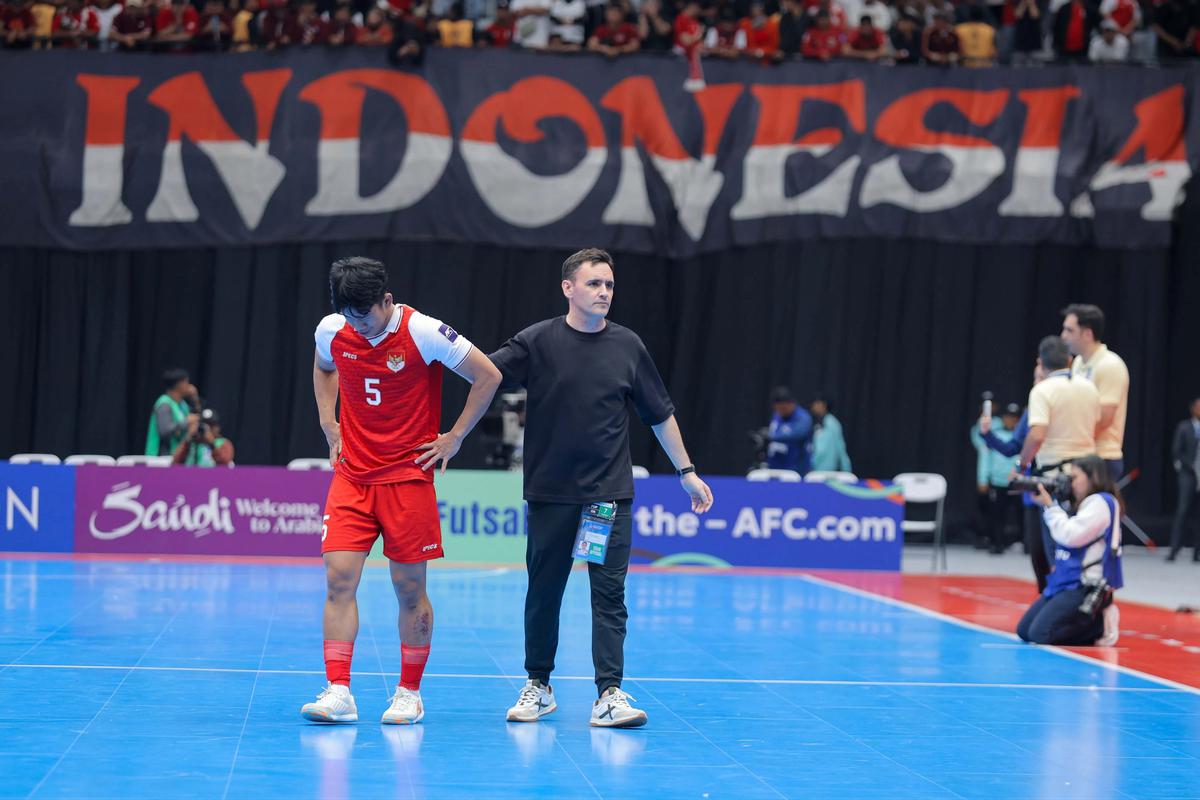 FOTO: Timnas Futsal Indonesia Gagal Juara Asia Usai Kalah Adu Penalt