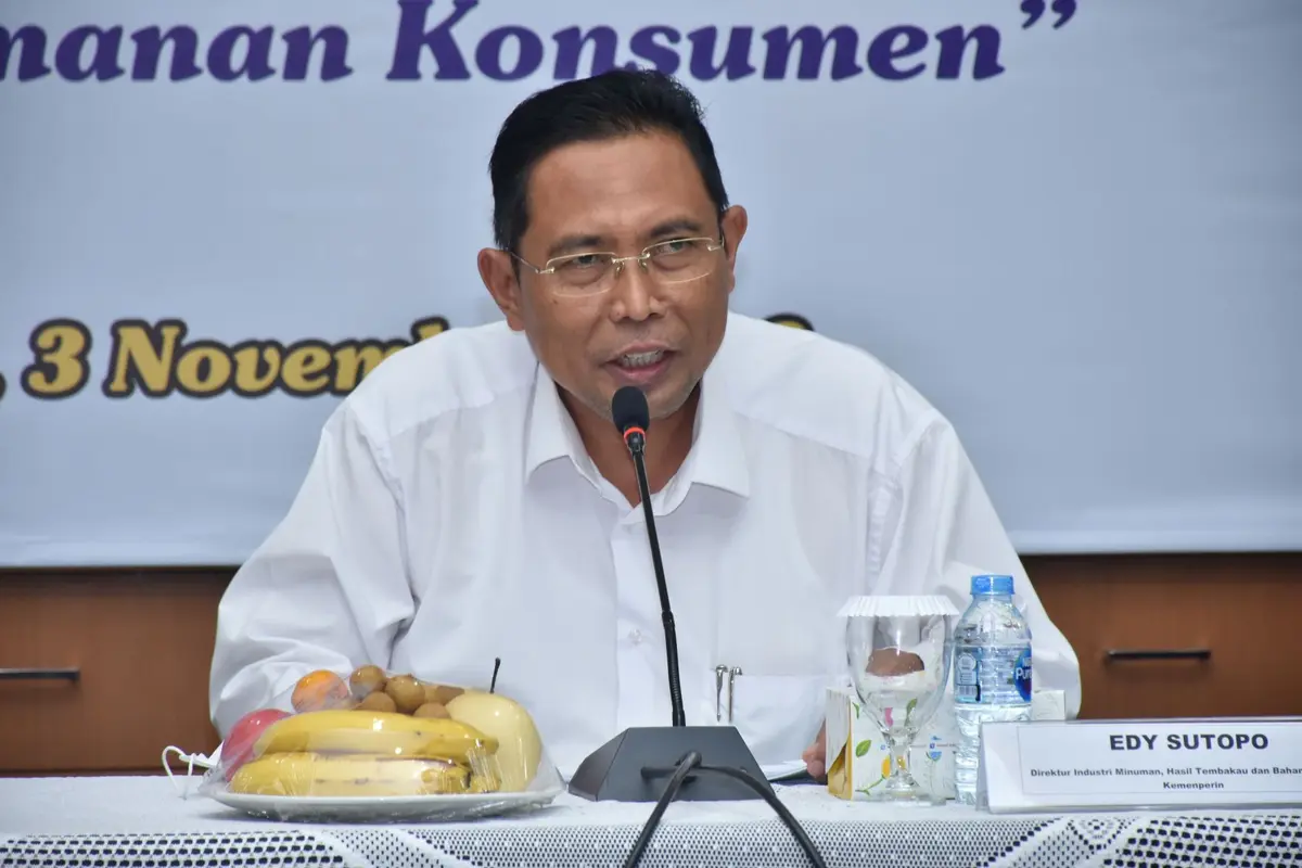 Direktur Industri Minuman, Hasil Tembakau dan Bahan Penyegar Kemenperin, Edy Sutopo