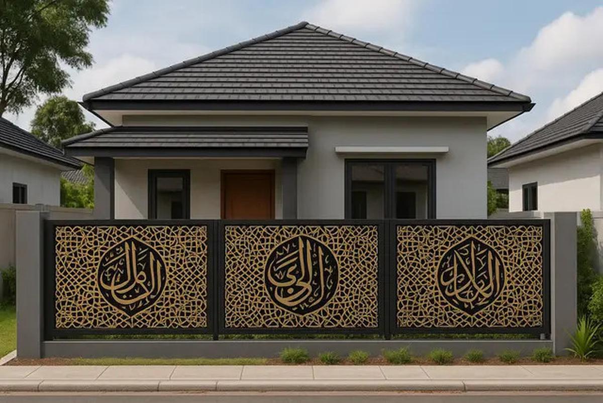 10 Model Pagar Laser Cutting Terbaru, Desain Ini Bikin Rumah Tampak Mewah di 2025