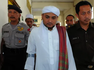 Habib Novel Bamukmin saat mendatangi Pengadilan Negeri Jakarta Pusat, Rabu (21/1/2015). (Liputan6.com/Faisal R Syam)