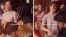 Ini adalah momen ketika perut Aaliyah Massaid kepergok dielus oleh salah satu kerabat. Saat perutnya dielus, Aaliyah Massaid melempar senyuman dan juga turut memegang perutnya. Melihat video tersebut, netizen ramai mendoakan anak kedua Reza Artamevia ini ini tetap sehat jika informasi yang beredar bahwa ia tengah mengandung anak pertama benar adanya. (Liputan6.com/TikTok/@diari_aalthor )