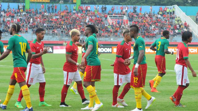 "Banjir" Peluang Kamerun Dibendung Penampilan Disiplin Indonesia