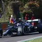 Aksi Valtteri Bottas di sesi kualifikasi F1 Emilia Romagna (AP)