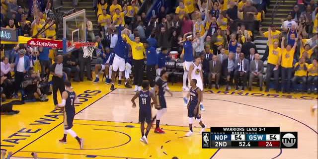 VIDEO : Cuplikan Pertandingan Playoffs NBA, Warriors 113 vs Pelicans 104
