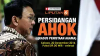 Live Streaming Sidang Ahok. (Liputan6.com/Abdillah)