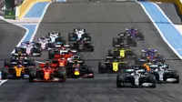 Lewis Hamilton menjadi juara di sirkuit Paul Ricard pada seri kedelapan F1 2019. (dok. F1)
