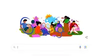 Google Doodle Meriahkan HUT ke-78 RI. (Doc: Google)