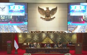 DPR menyetujui Rancangan Undang-Undang (RUU) tentang Pengelolaan Keuangan Haji sebagai usul inisiatif DPR. Pengesahan dilakukan dalam Rapat Paripurna di Kompleks Parlemen, Senayan, Jakarta. (Istimewa)