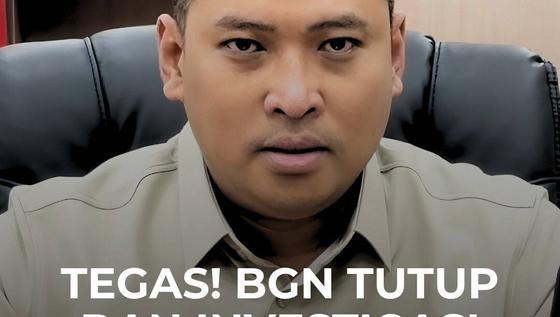 Tegas! BGN Tutup dan Investigasi 1.999 Dapur MBG, Apa Pemicunya?