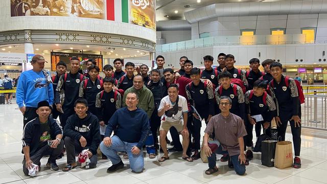Momen Timnas Indonesia U-17 Meninggalkan Kuwait