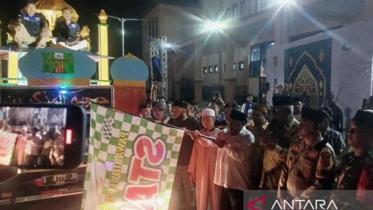 Semarak Malam Takbir Mimika: Ratusan Umat Islam dan Kendaraan Hias Meriahkan Idulfitri 1447 H