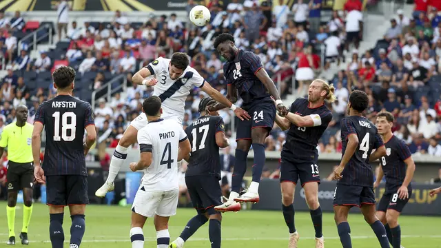 Amerika Serikat vs Guatemala di Piala Emas CONCACAF 2025