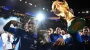 Pelatih Timnas Prancis, Didier Deschamps sudah mengumumkan 25 pemain untuk tampil di Piala Dunia 2022, Kamis (10/11/2022). Salah satu bintang Timnas Prancis, N'golo Kante mengalami nasib buruk dan terpaksa absen dari Piala Dunia 2022. (AFP/Franck Fife)