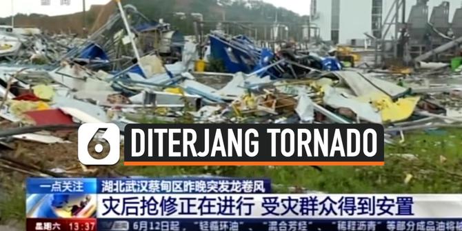 VIDEO: Dua Angin Tornado di China Makan Korban Jiwa dan Ratusan Orang Cedera