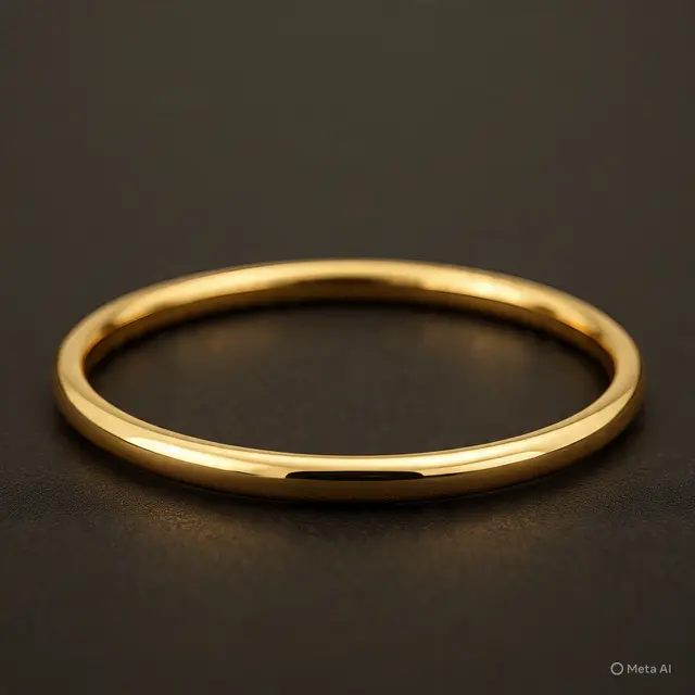 Gelang 8 Gram Emas 24 Karat Model Bangle