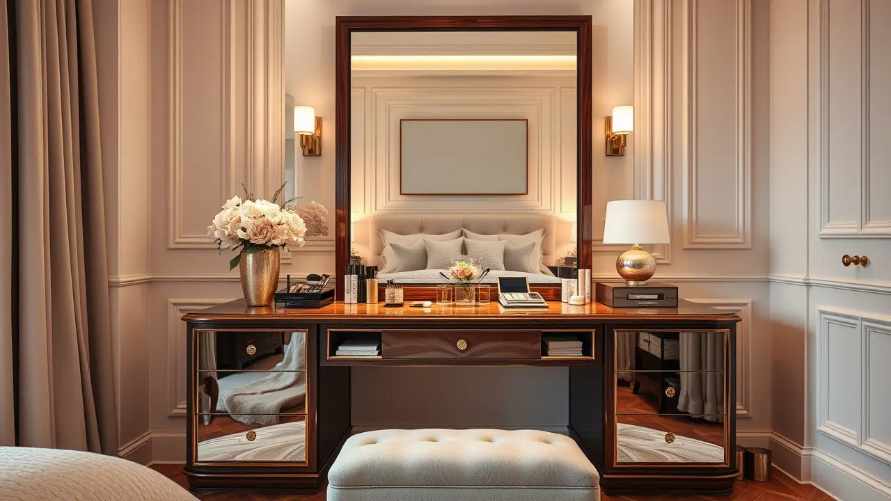 10 Inspirasi Meja Rias Mewah yang Bikin Kamar Jadi Estetik dan Fungsional