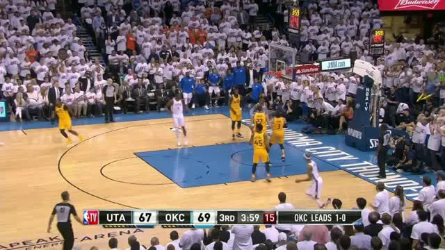 VIDEO : Cuplikan Pertandingan Playoffs NBA, Jazz 102 vs Thunder 95