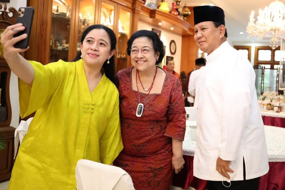 Menteri Pertahanan Prabowo Subianto bertemu Ketua Umum PDI Perjuangan (PDIP) Megawati Soekarnoputri. (Istimewa)