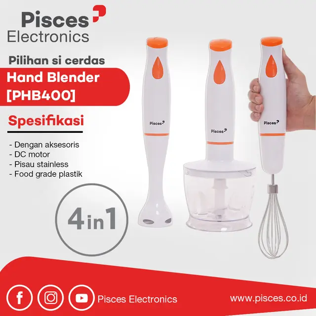 13 Merk Hand Blender Murah Kualitas Bagus, Pilihan untuk Dapur Modern