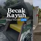 Becak kayuh listrik untuk wisata akhirnya beroperasi di Yogyakarta. (Dok: TikTok Humas Pemda DIY https://vt.tiktok.com/ZSFgEsB6E/)