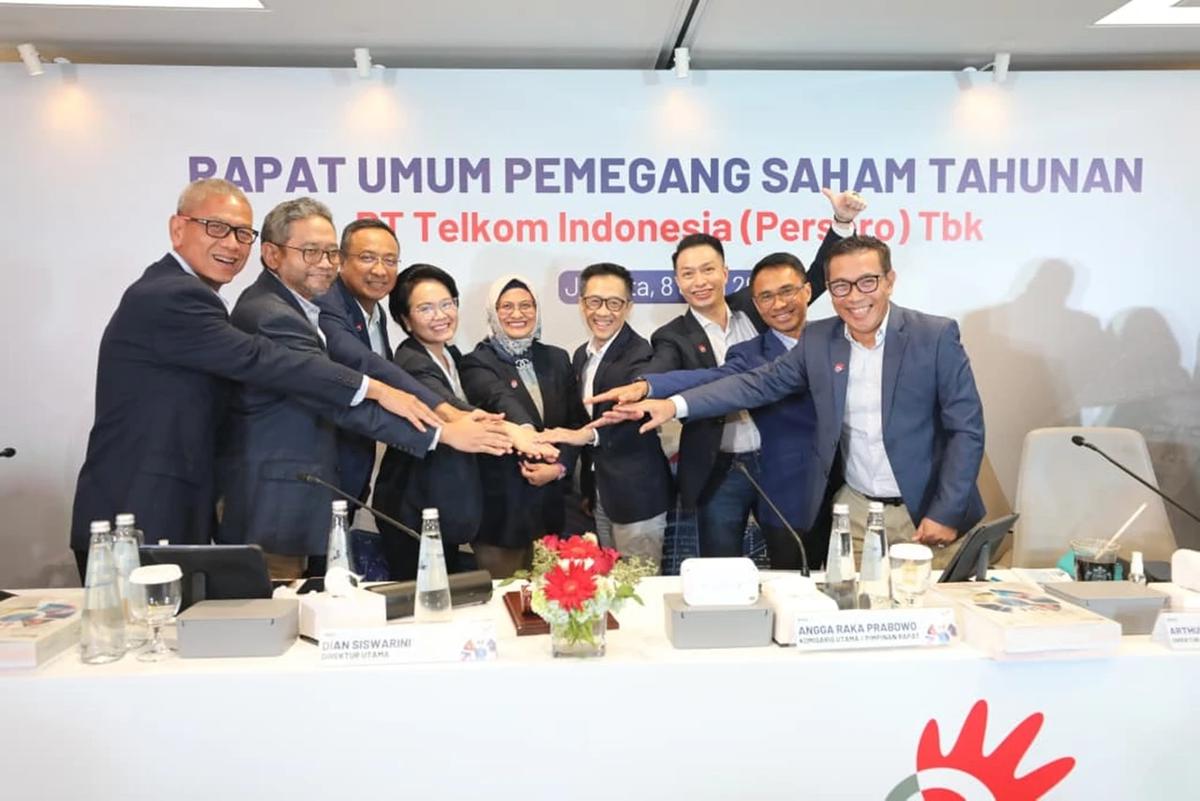 Tebar Dividen Jumbo dan Buyback Rp4 Triliun, Telkom Pertahankan Jajaran Direksi