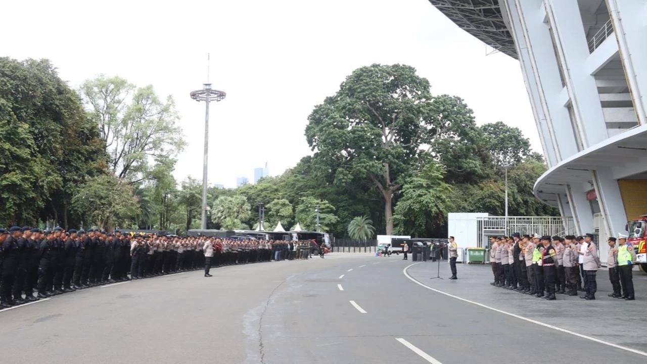 Hampir 2.000 Personel Gabungan Disebar di SUGBK, Kawal Laga Persija Jakarta vs Persijap Jepara