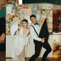 Lihat di sini gaya prewedding Debi Sagita dan Marco Ivannos yang totalitas bergaya bak pasangan pengantin. [Instagram/@debisagita]
