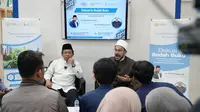 Direktur Majelis Hukama Muslimin (MHM) kantor cabang Indonesia Dr Muchlis M Hanafi dalam dalam Diskusi dan Bedah Buku Piagam Persaudaraan Kemanusiaan di Jakarta. (Ist)