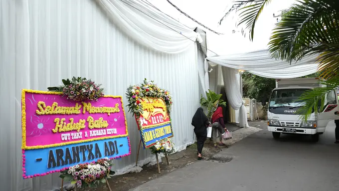 [Fimela] Suasana Lokasi Pernikahan Cut Tari dan Richard Kevin