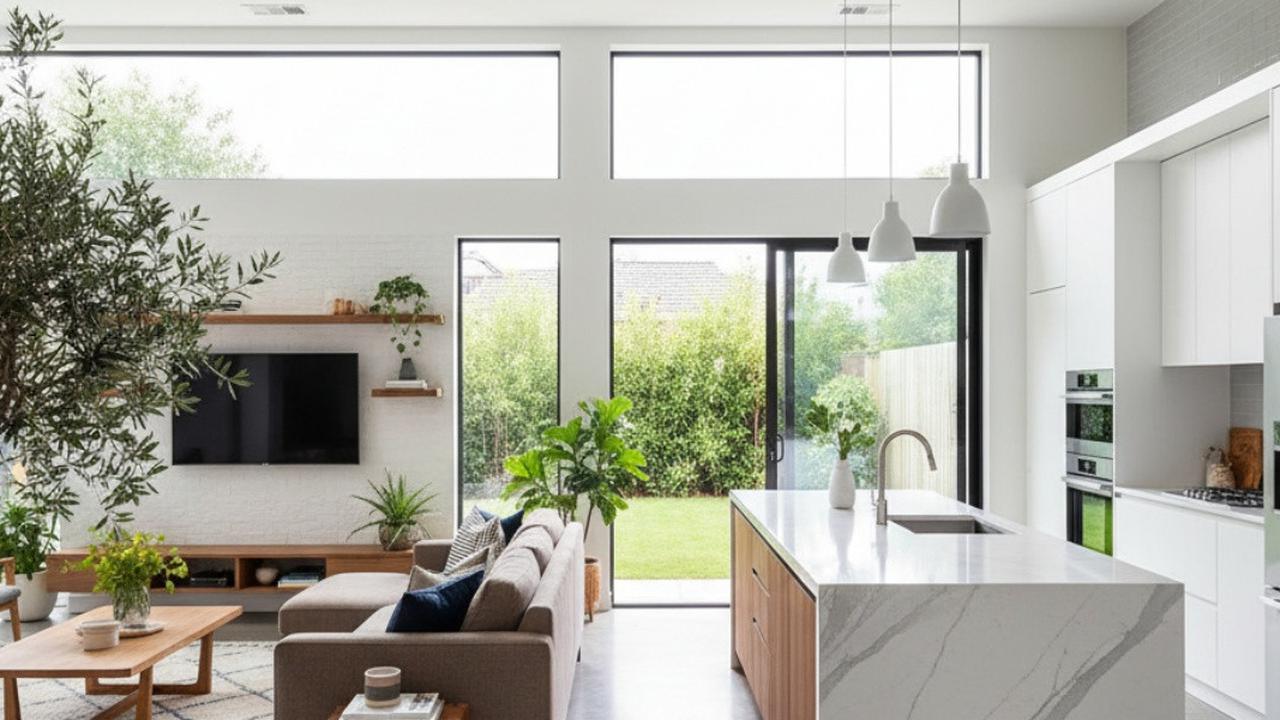 Ilustrasi Desain Dapur Menyatu dengan Ruang Keluarga Bergaya Open Space