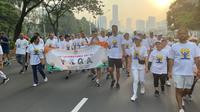 Kedutaan Besar India Adakan CFD 3K - 5K yang diramaikan oleh 75 lebih ekspatriat India di Jakarta, pada Minggu (9/6/2024).